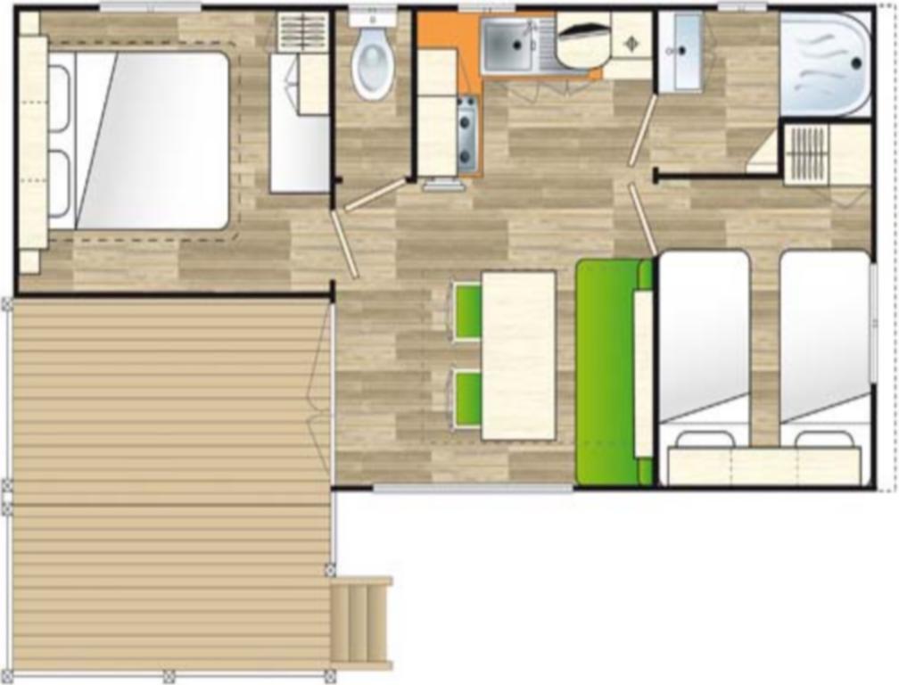 Mobilheim (5 Personen)