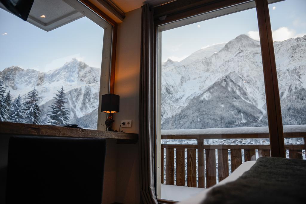 Vierbettzimmer - Montblanc-Seite