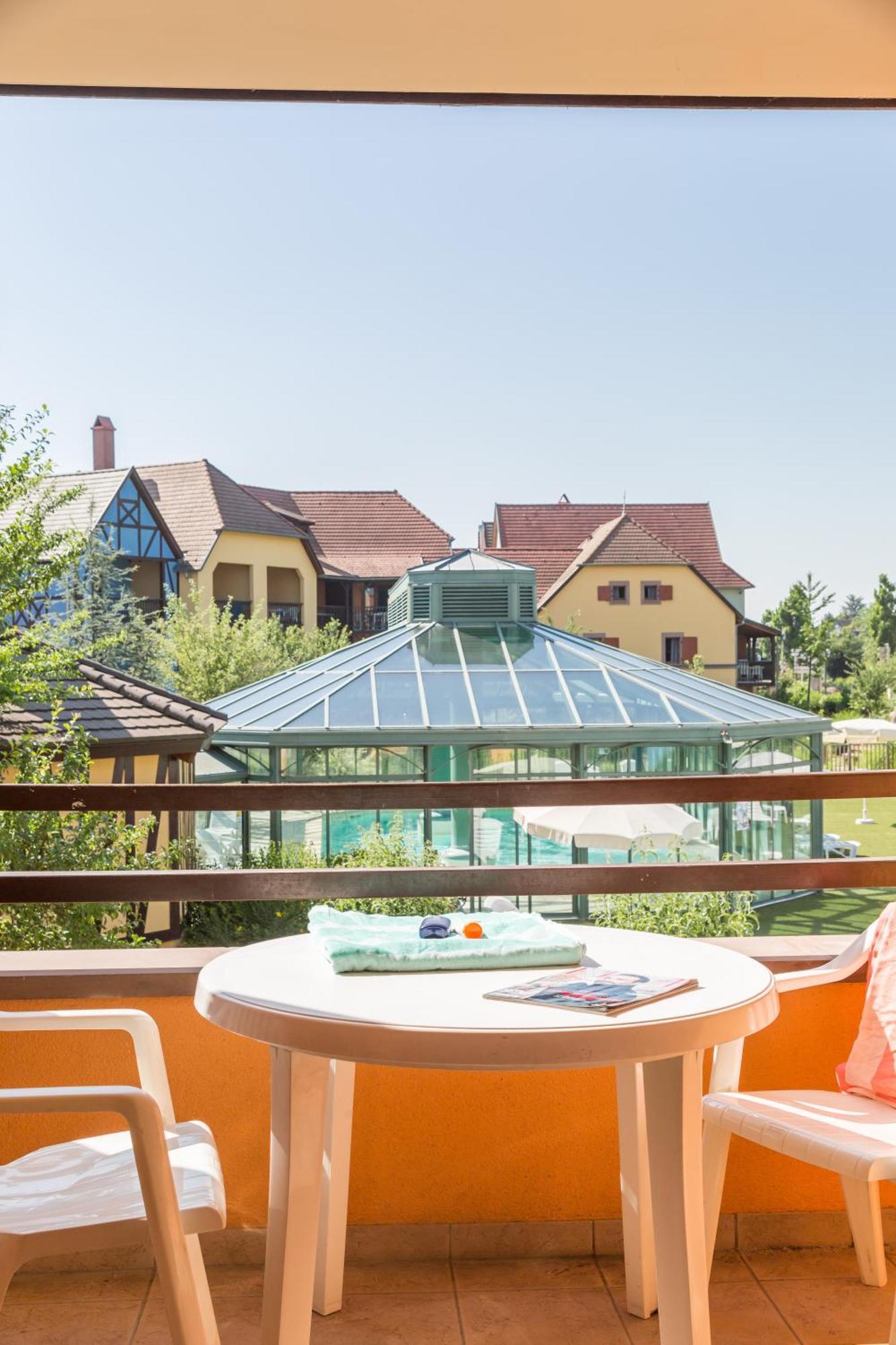 Ferienwohnung mit 1 Schlafzimmer und Gartenblick (4 Personen)