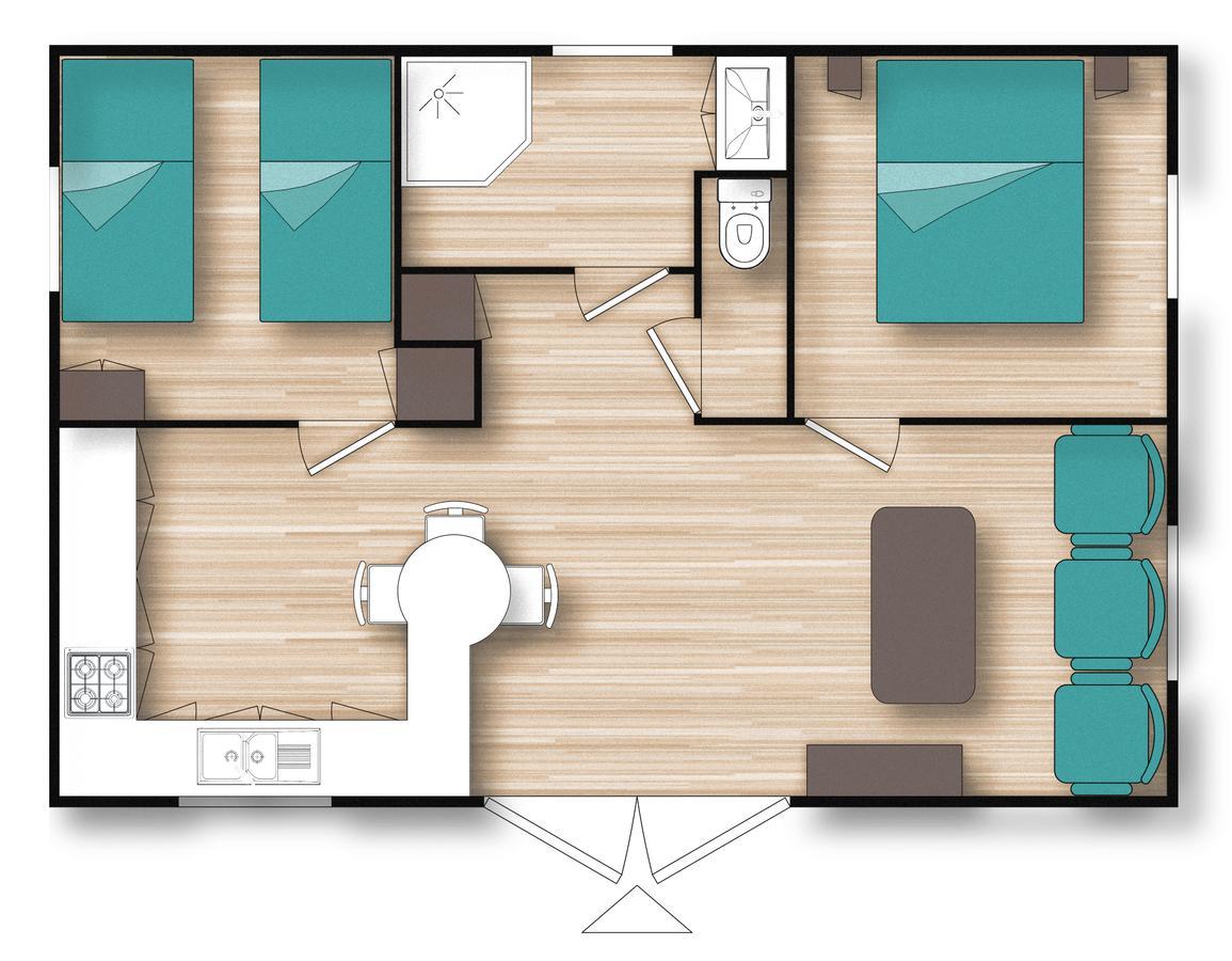Comfort Chalet (5 adults)