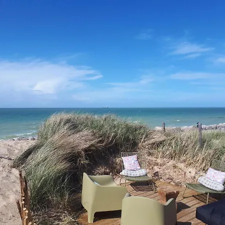 Sangatte " Les Terrasses" Maison Front De Mer Les Pieds Dans L'Eau Pleine De Charme Cap Blanc Nez Cote D'Opale-2