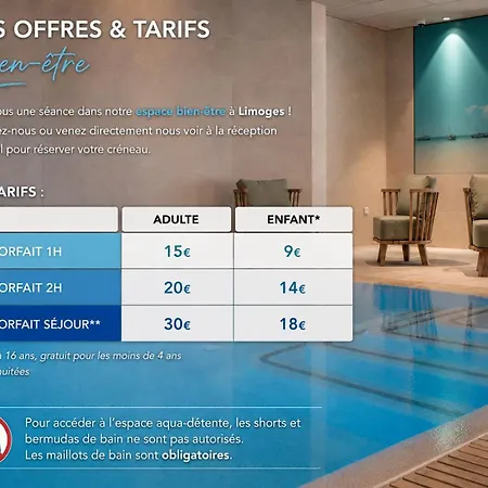 Brit Hotel Limoges Centre Gare - Hotel & Spa-3