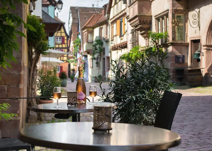 Hotel De La Couronne Riquewihr, Frankreich